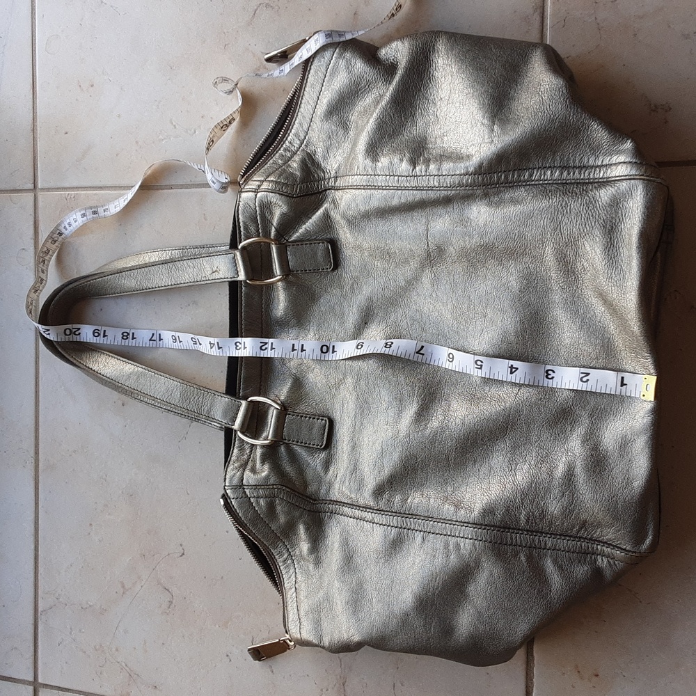 Ysl Silver Large Rive Gauche Handbag - image 4